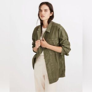 Madewell Military Shirt Jacket